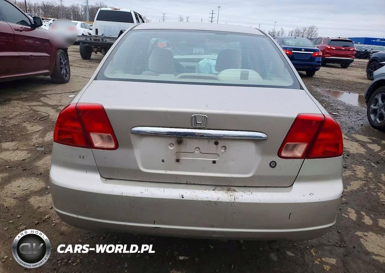 2001 Honda Civic Dx VIN:2HGES16301H927652 - 6