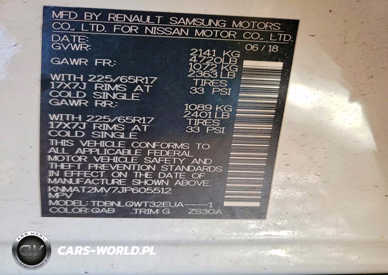 2018 Nissan Rogue Sv VIN:KNMAT2MV7JP605512 - 13