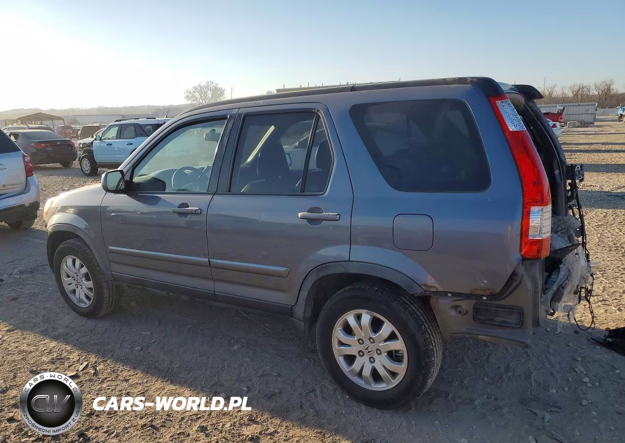2006 Honda Cr-V Se VIN:JHLRD78966C027267 - 2
