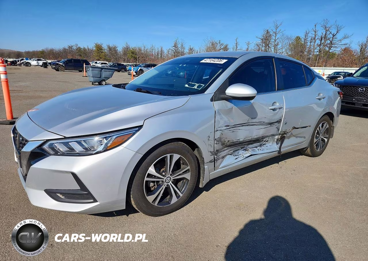2022 Nissan Sentra Sv VIN:3N1AB8CV5NY249480 - 1