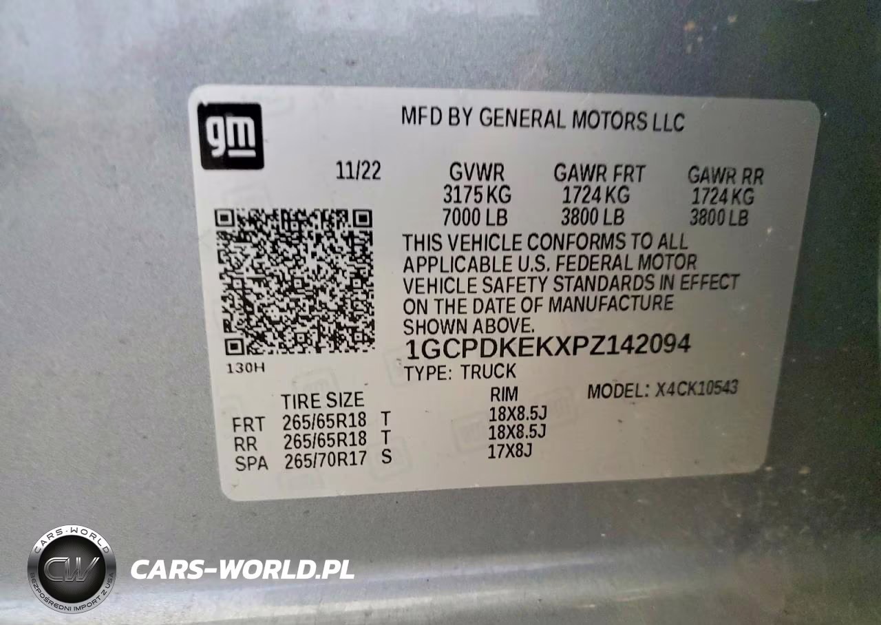 2023 Chevrolet Silverado K1500 Lt-L VIN:1GCPDKEKXPZ142094 - 12
