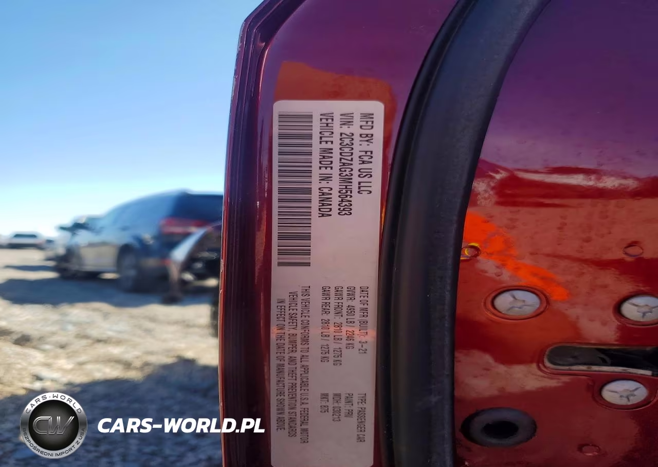 2021 Dodge Challenger Sxt VIN:2C3CDZAG3MH564393 - 13