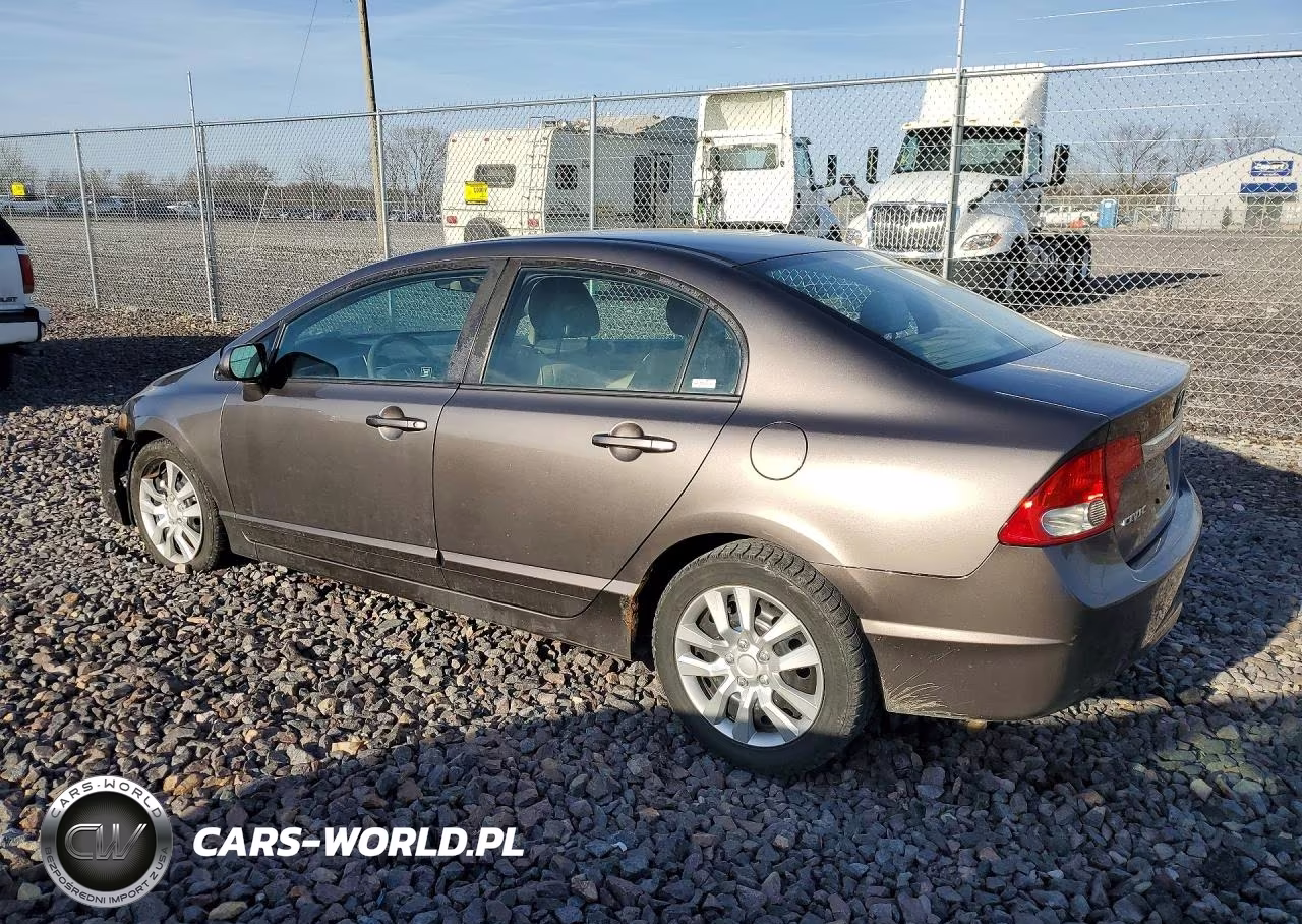 2009 Honda Civic VIN:19XFA16599E038346 - 2