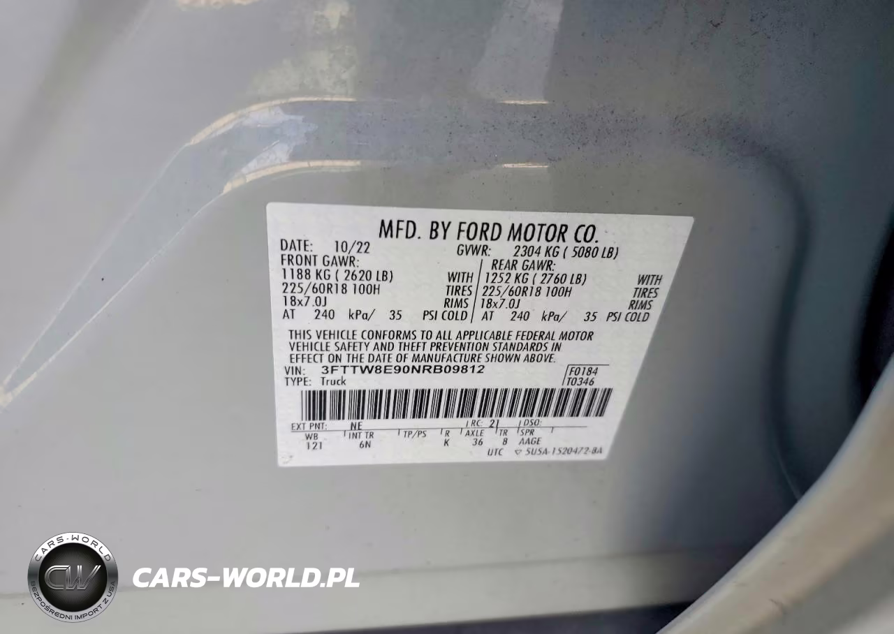 2022 Ford Maverick Xl VIN:3FTTW8E90NRB09812 - 12