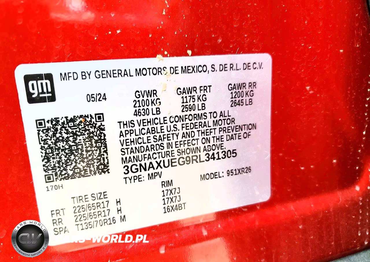 2024 Chevrolet Equinox Lt VIN:3GNAXUEG9RL341305 - 13