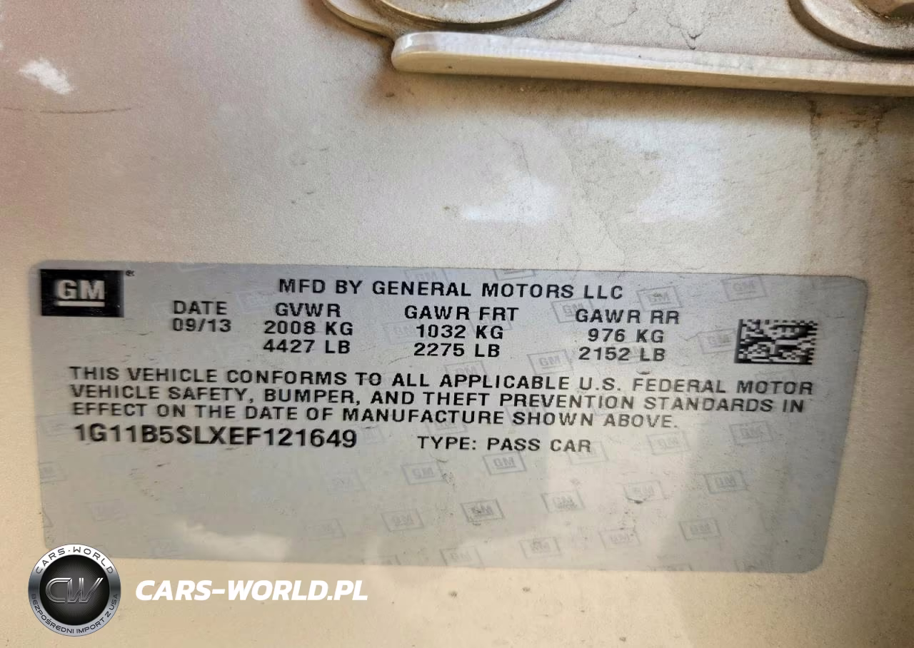 2014 Chevrolet Malibu Ls VIN:1G11B5SLXEF121649 - 12