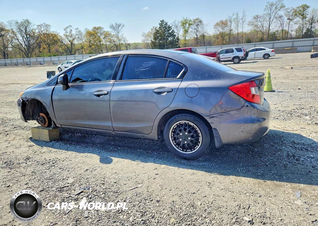 2012 Honda Civic Lx VIN:2HGFB2F5XCH566591 - 2