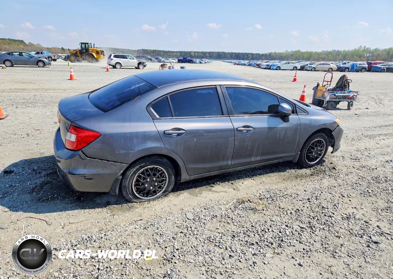 2012 Honda Civic Lx VIN:2HGFB2F5XCH566591 - 3