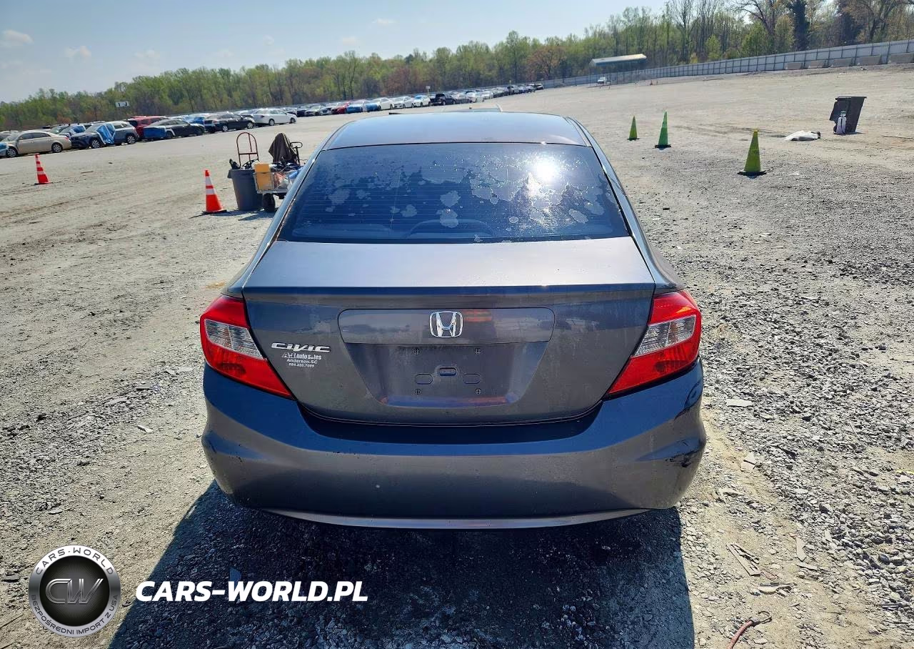2012 Honda Civic Lx VIN:2HGFB2F5XCH566591 - 6