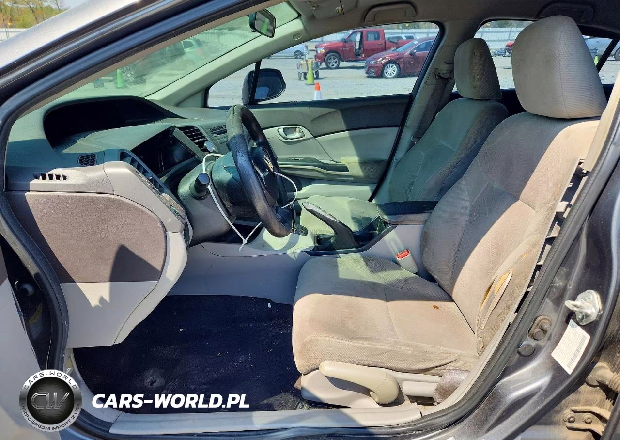 2012 Honda Civic Lx VIN:2HGFB2F5XCH566591 - 7