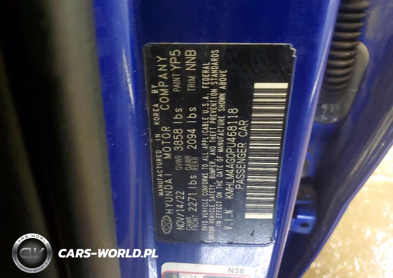 2023 Hyundai Elantra Sel VIN:KMHLM4AG0PU468118 - 12