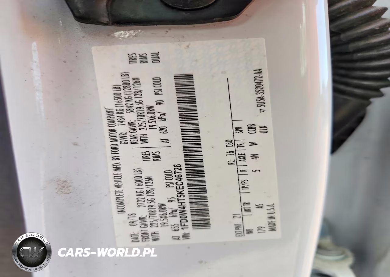 2019 Ford F450 Super Duty Utility - Service Truck VIN:1FD0W4HT5KEC46726 - 12