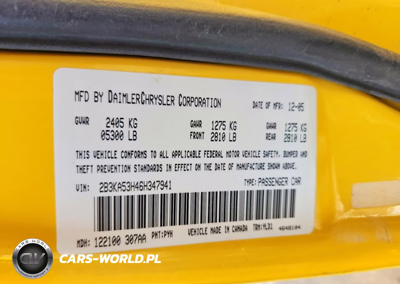 2006 Dodge Charger R VIN:2B3KA53H46H347941 - 12