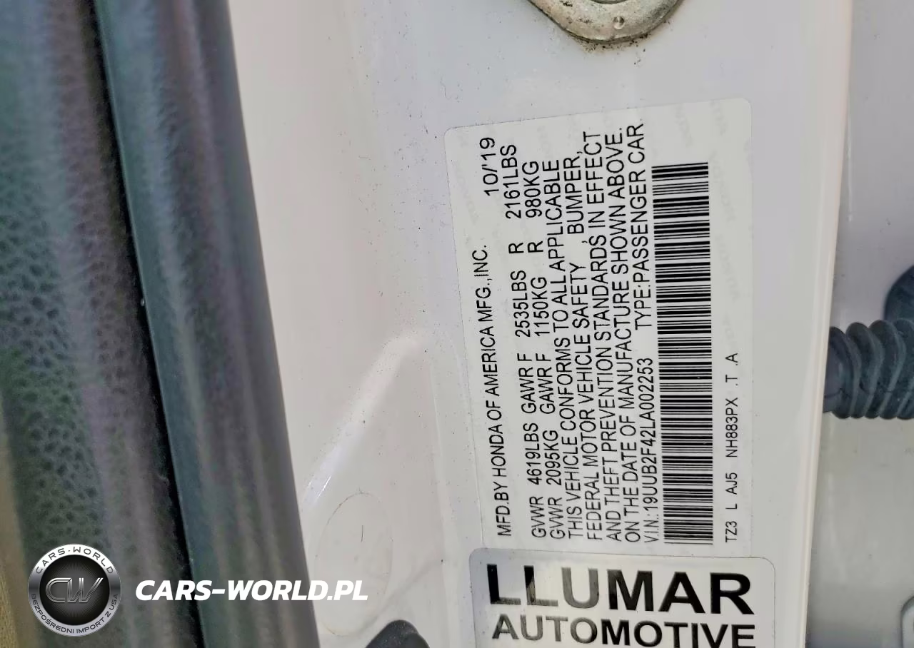 2020 Acura Tlx Technology VIN:19UUB2F42LA002253 - 12