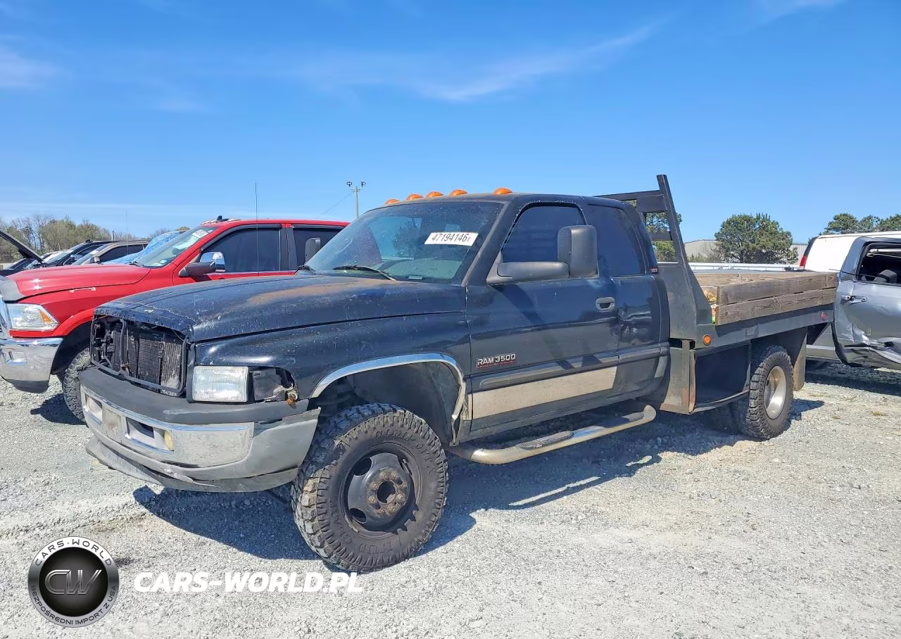 1999 Dodge Ram 3500 Flatbed Truck
