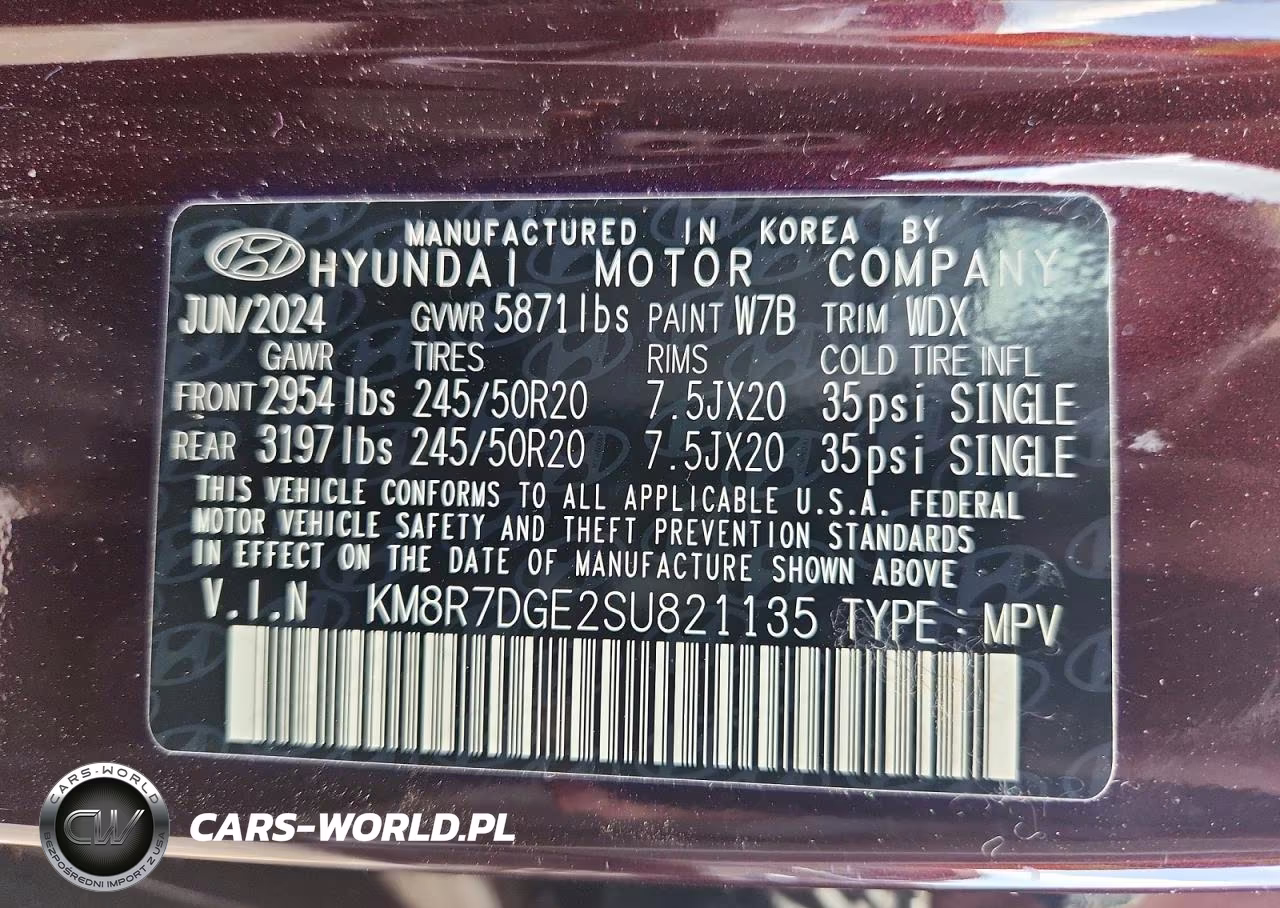 2025 Hyundai Palisade Calligraphy VIN:KM8R7DGE2SU821135 - 13