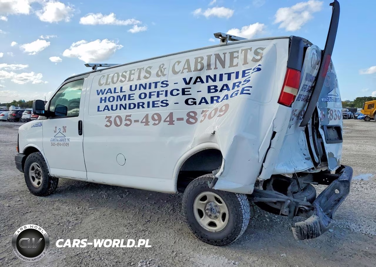 2008 Chevrolet Express G1500 VIN:1GCFG15X381193221 - 2