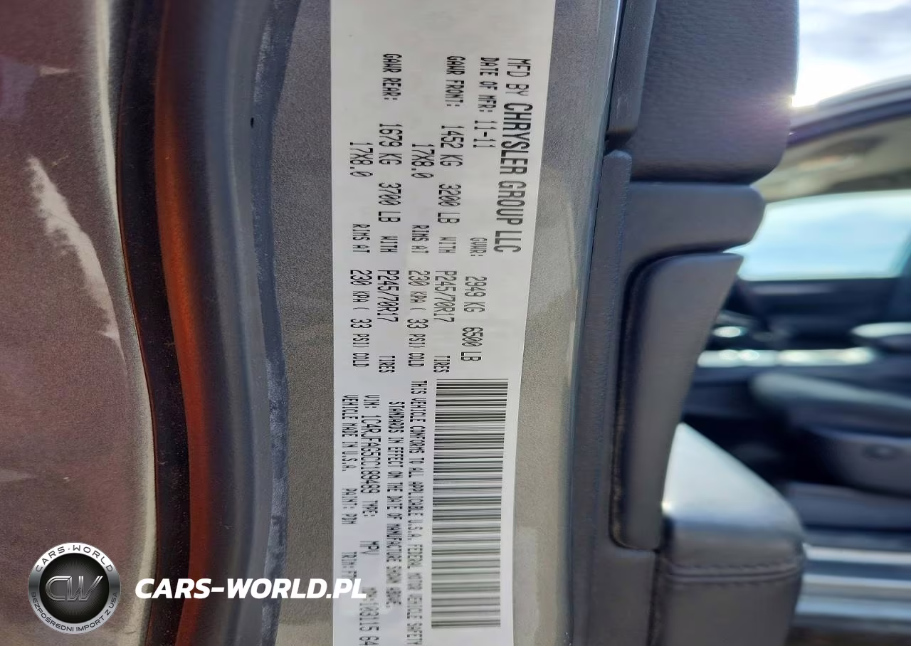 2012 Jeep Grand Cherokee Laredo VIN:1C4RJFAG5CC189489 - 12