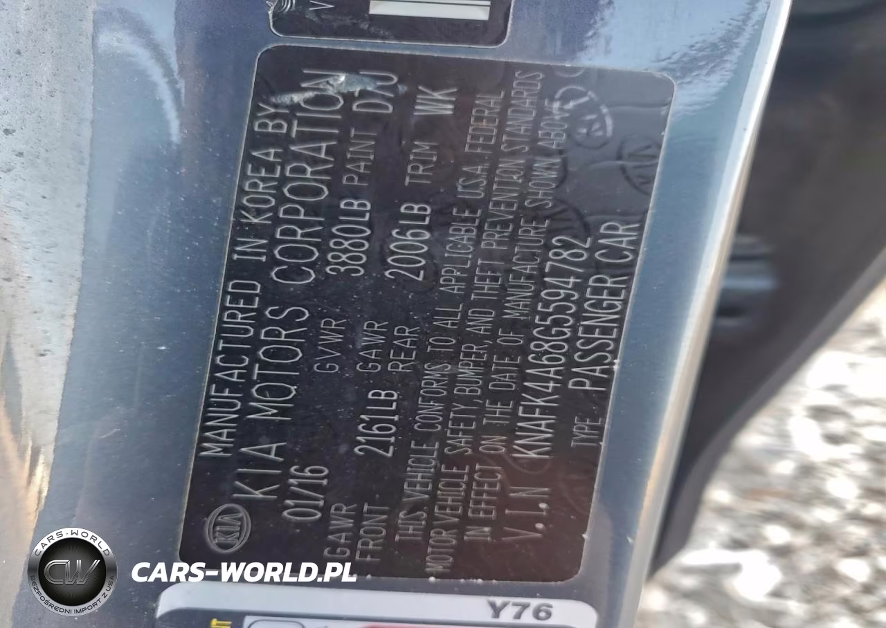 2016 Kia Forte Lx VIN:KNAFK4A68G5594782 - 12