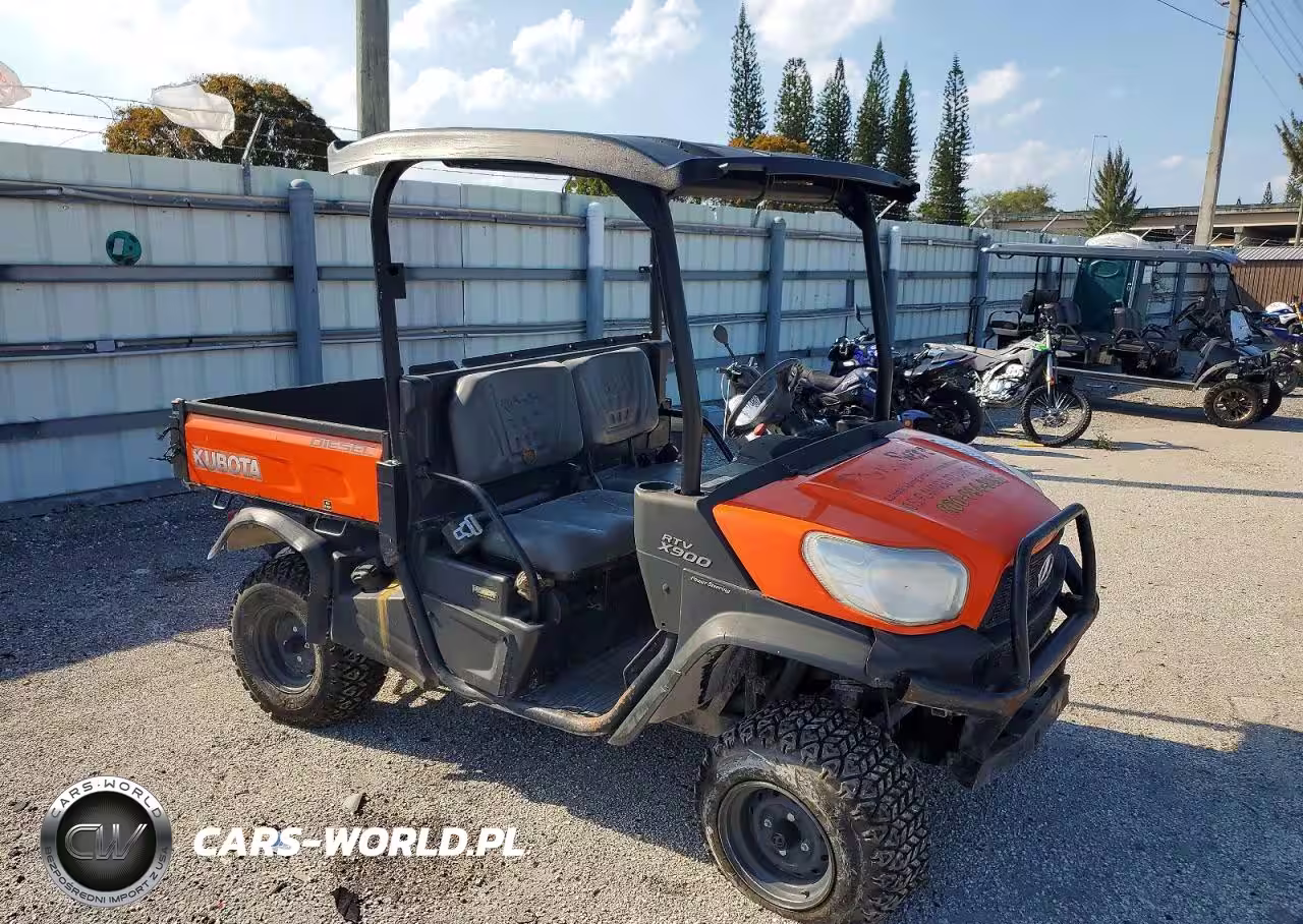 2019 Kubota Rtv X900 Utility Vehicle