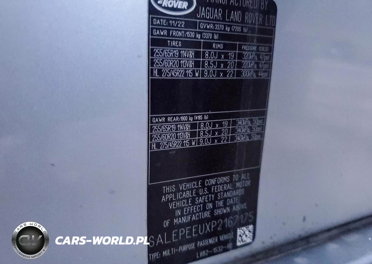 2023 Land Rover Defender VIN:SALEPEEUXP2167175 - 13