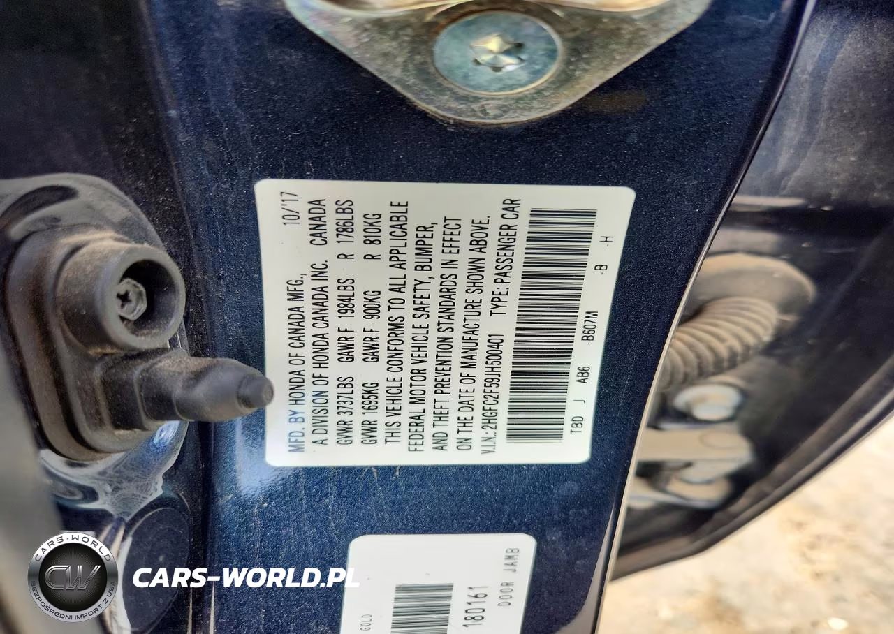 2018 Honda Civic Lx VIN:2HGFC2F59JH500401 - 12