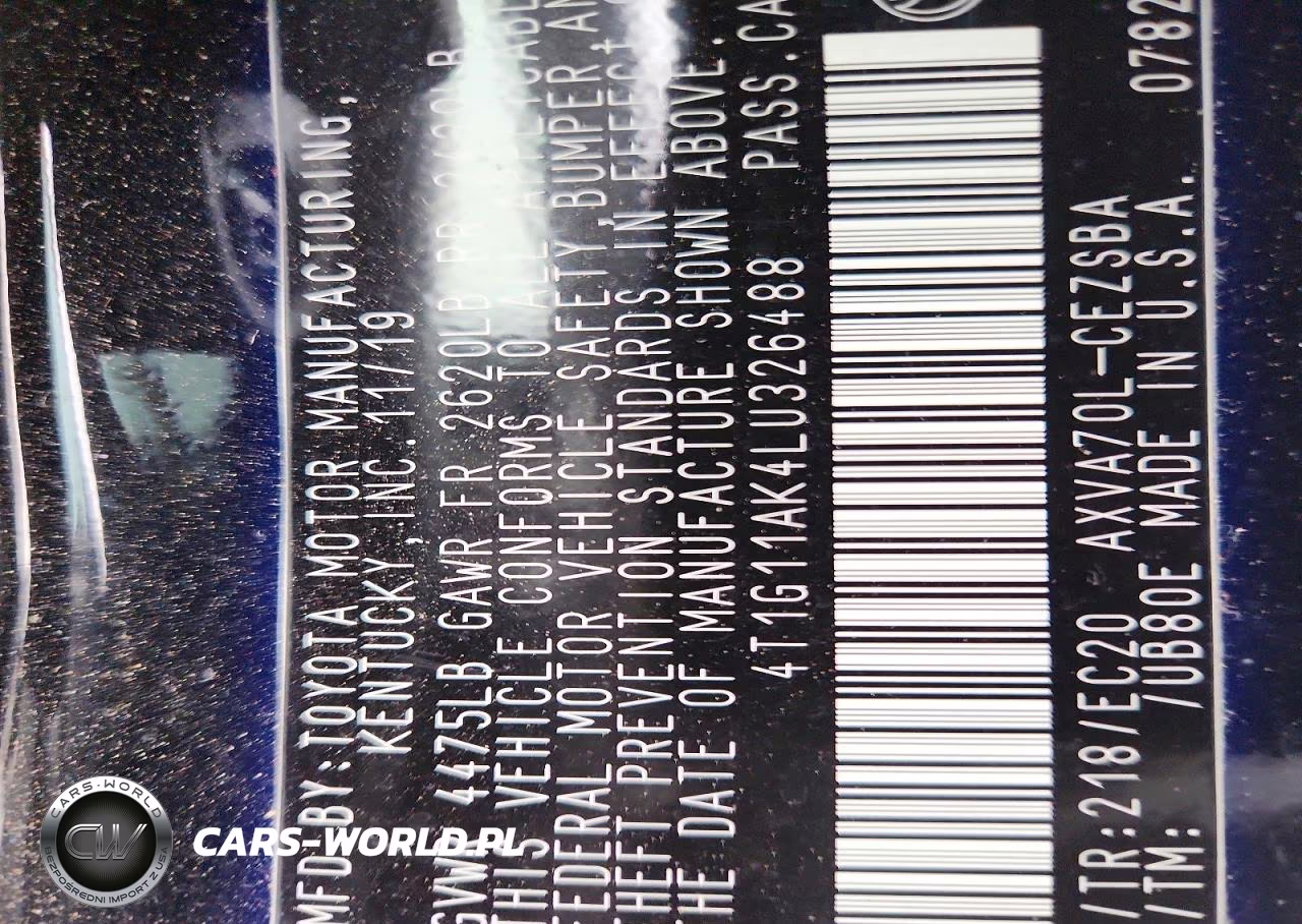 2020 Toyota Camry Se Nightshade VIN:4T1G11AK4LU326488 - 12