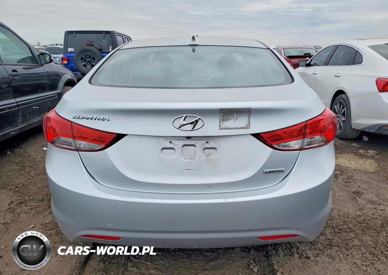 2013 Hyundai Elantra Limited VIN:5NPDH4AE2DH394721 - 6