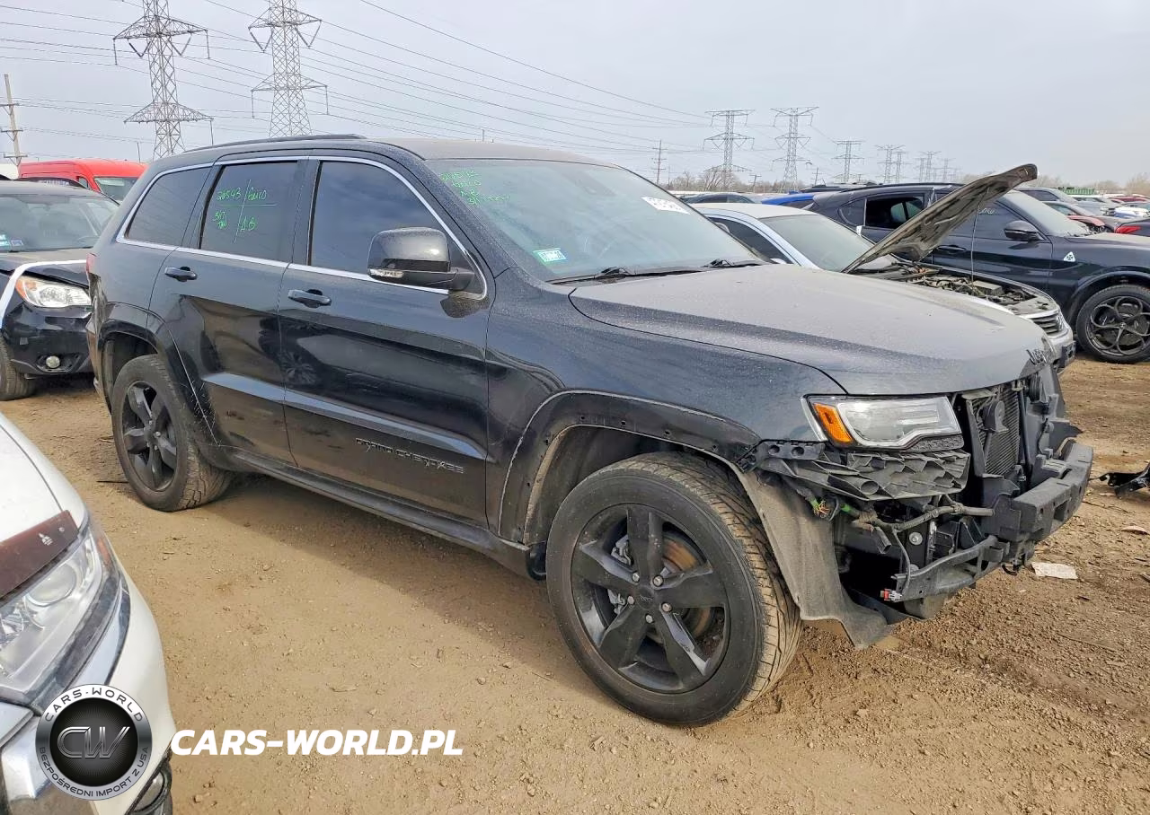 2015 Jeep Grand Cherokee Overland VIN:1C4RJECG1FC175326 - 4