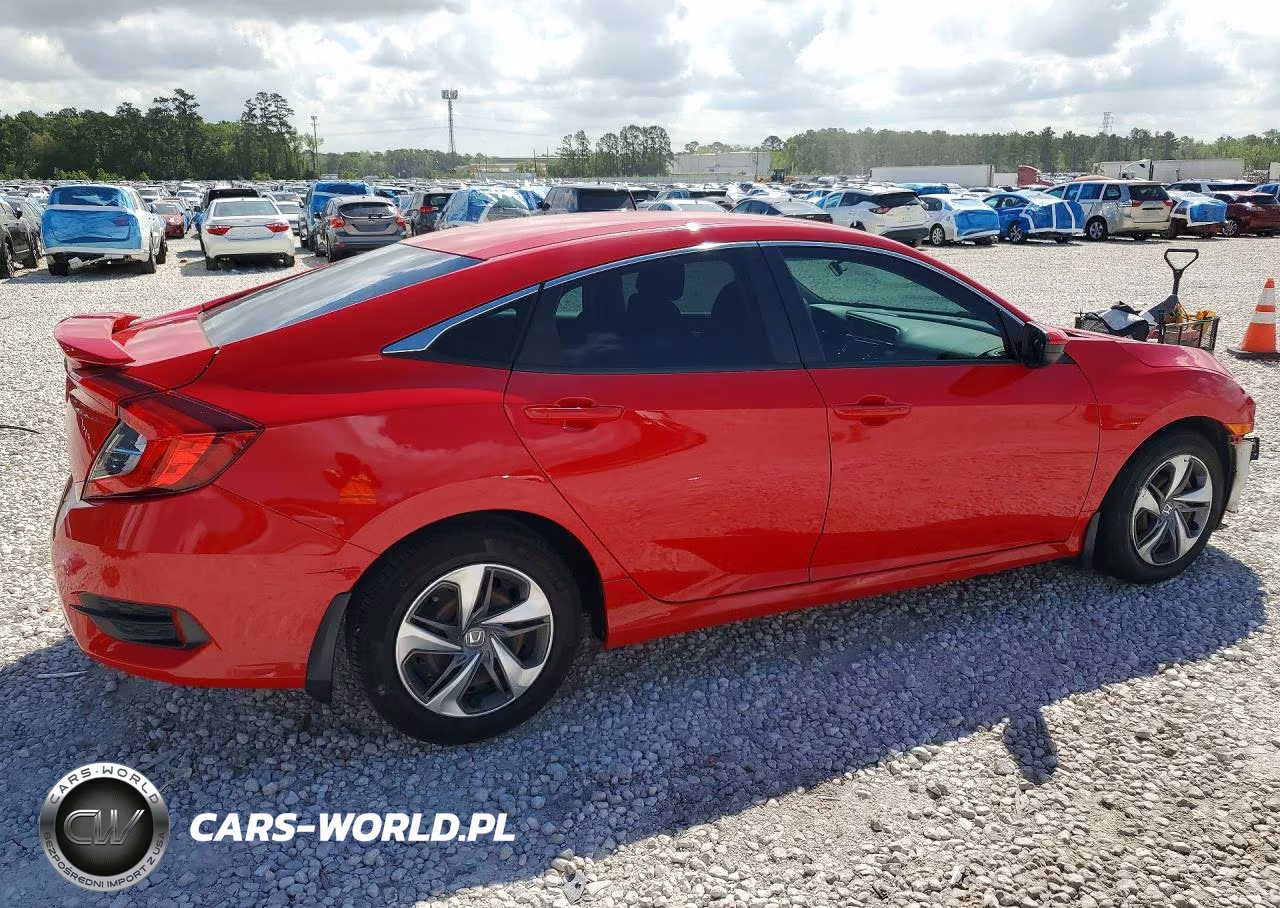 2019 Honda Civic Lx VIN:2HGFC2F66KH527095 - 3