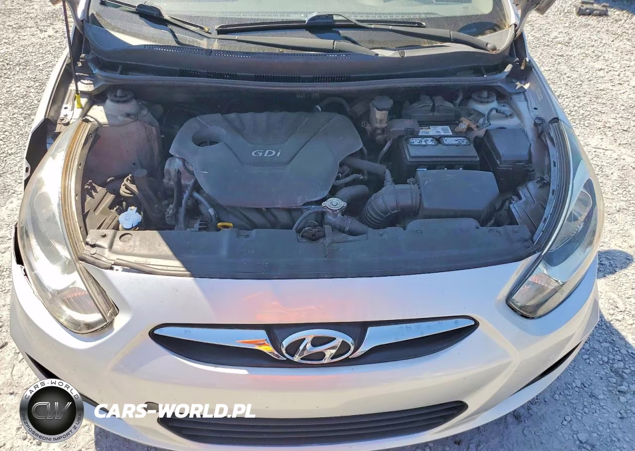 2013 Hyundai Accent Gls VIN:KMHCT4AE2DU394617 - 11
