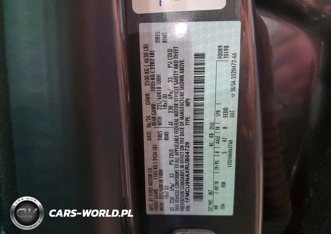 2024 Ford Escape St Line Select VIN:1FMCU9NAXRUB04729 - 14