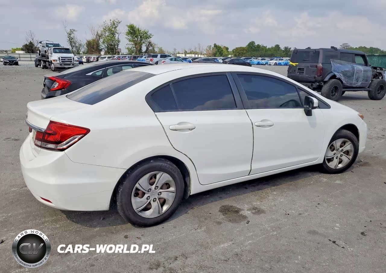 2014 Honda Civic Lx VIN:19XFB2F55EE075682 - 3