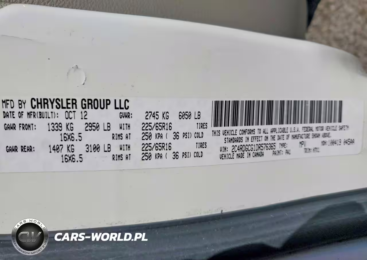 2013 Dodge Grand Caravan Sxt VIN:2C4RDGCG1DR576365 - 13