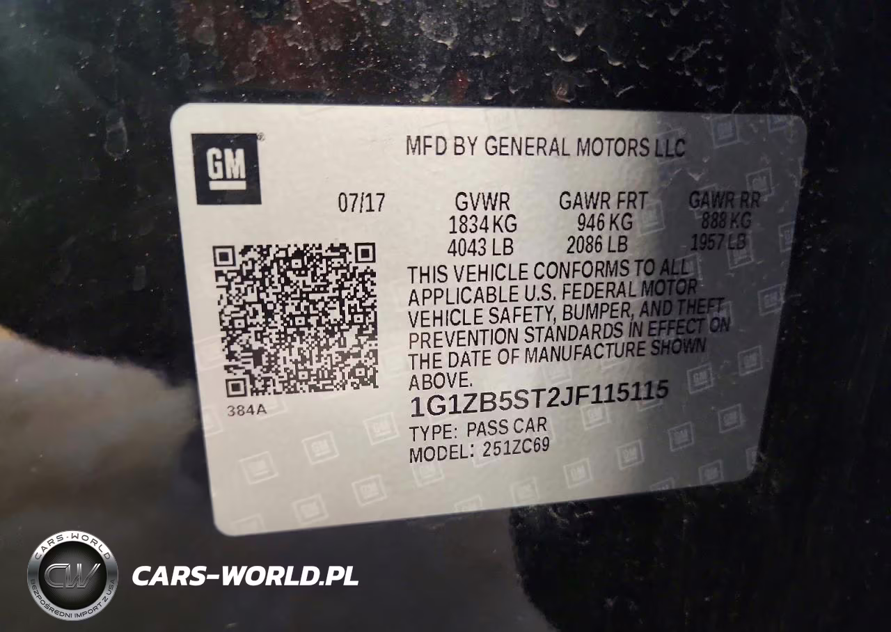 2018 Chevrolet Malibu Ls VIN:1G1ZB5ST2JF115115 - 12