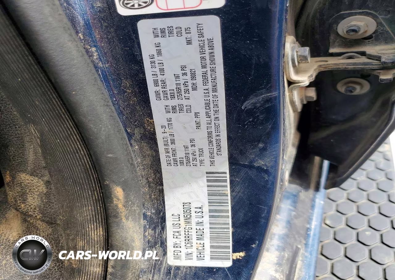 2021 Ram 1500 Big Horn VIN:1C6RRFFG1MN505078 - 13