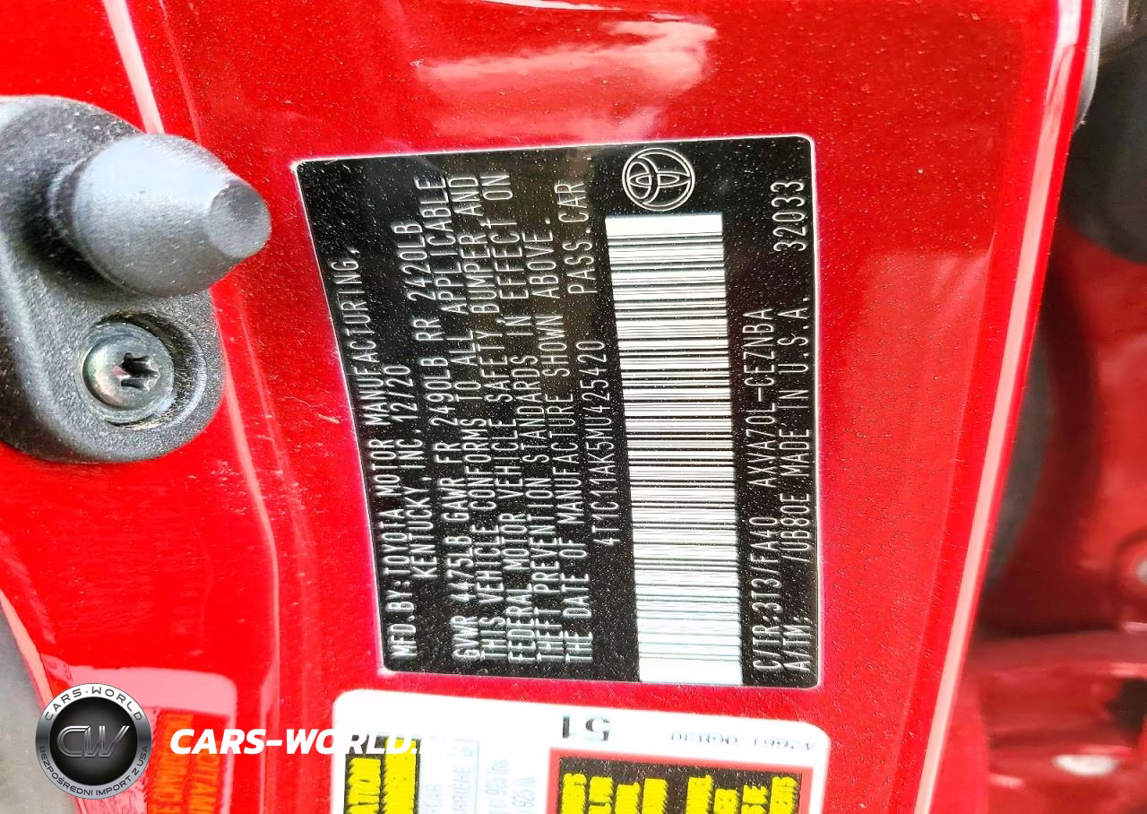2021 Toyota Camry Le VIN:4T1C11AK5MU425420 - 12