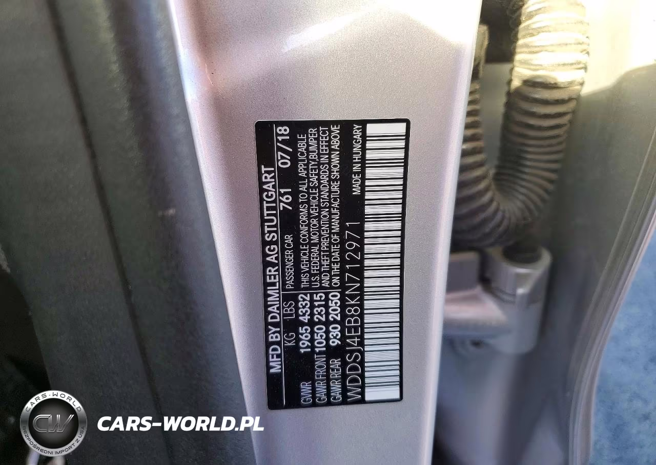 2019 Mercedes-Benz Cla 250 VIN:WDDSJ4EB8KN712971 - 12