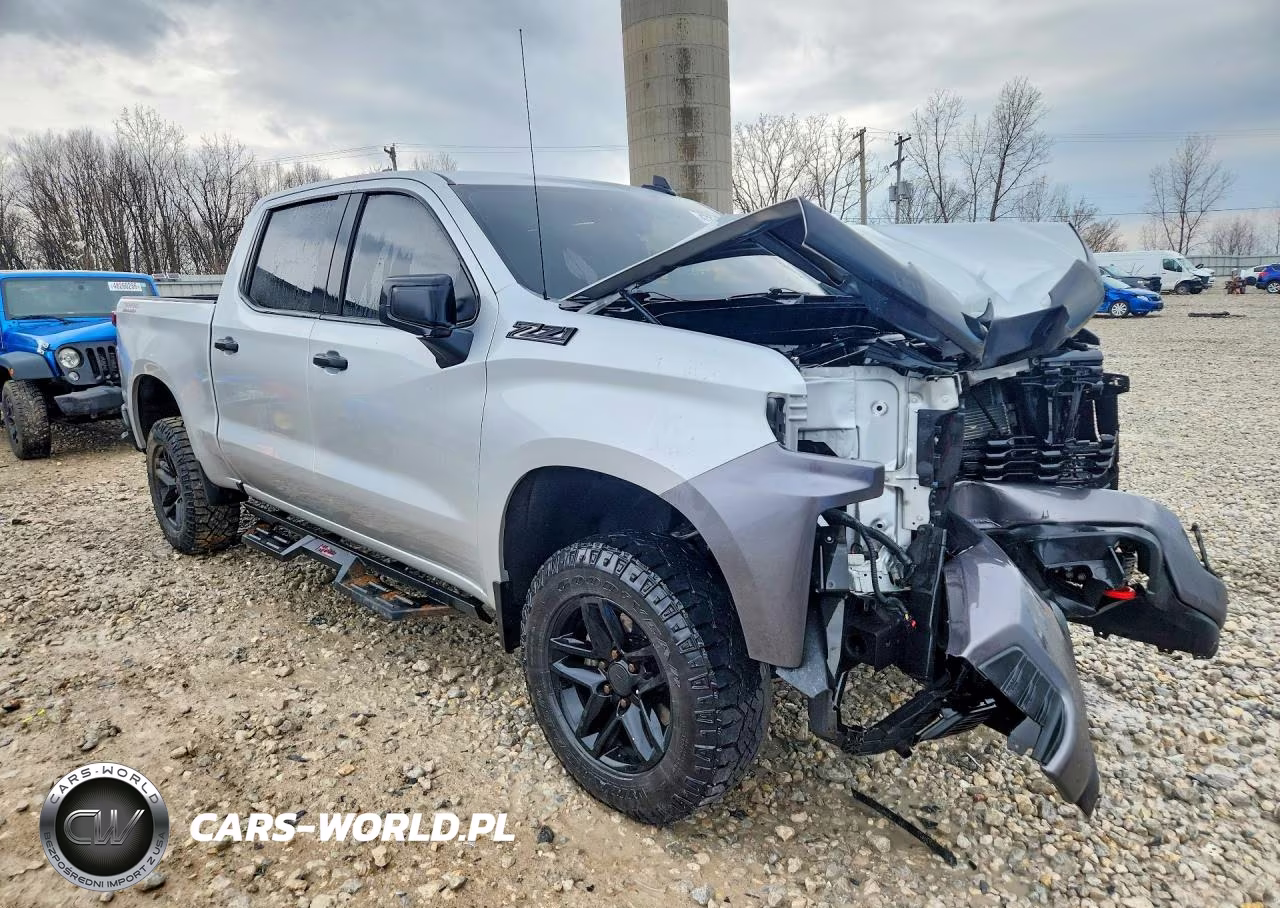2021 Chevrolet Silverado K1500 Trail Boss Custom VIN:1GCPYCEF0MZ277027 - 4