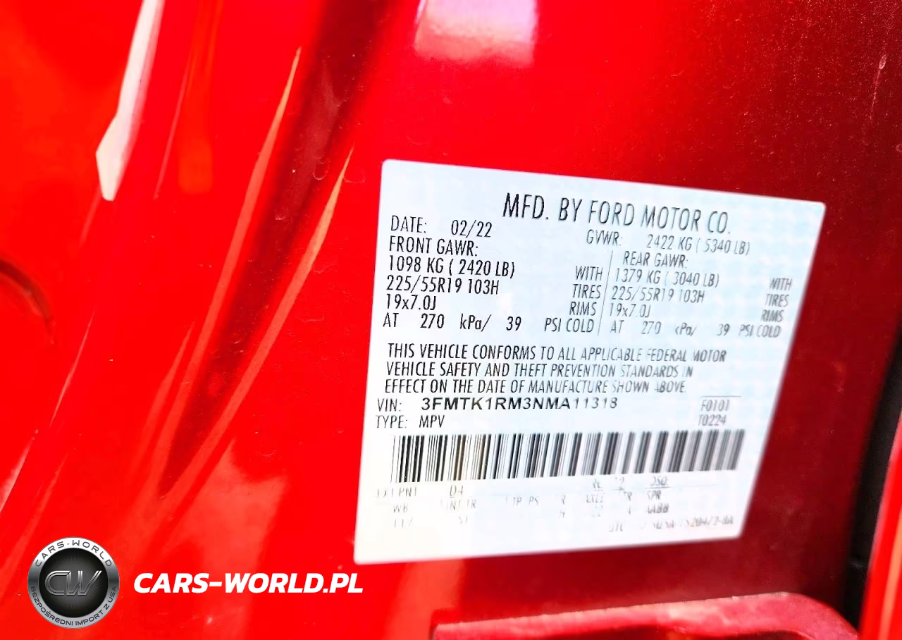 2022 Ford Mustang Mach-E Select VIN:3FMTK1RM3NMA11318 - 12