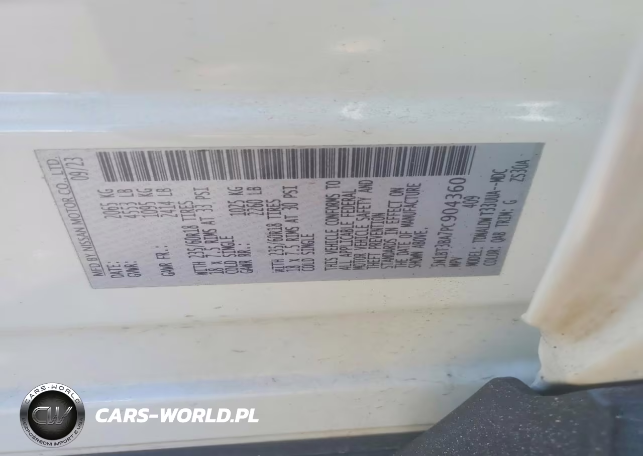 2023 Nissan Rogue Sv VIN:5N1BT3BA7PC904360 - 14