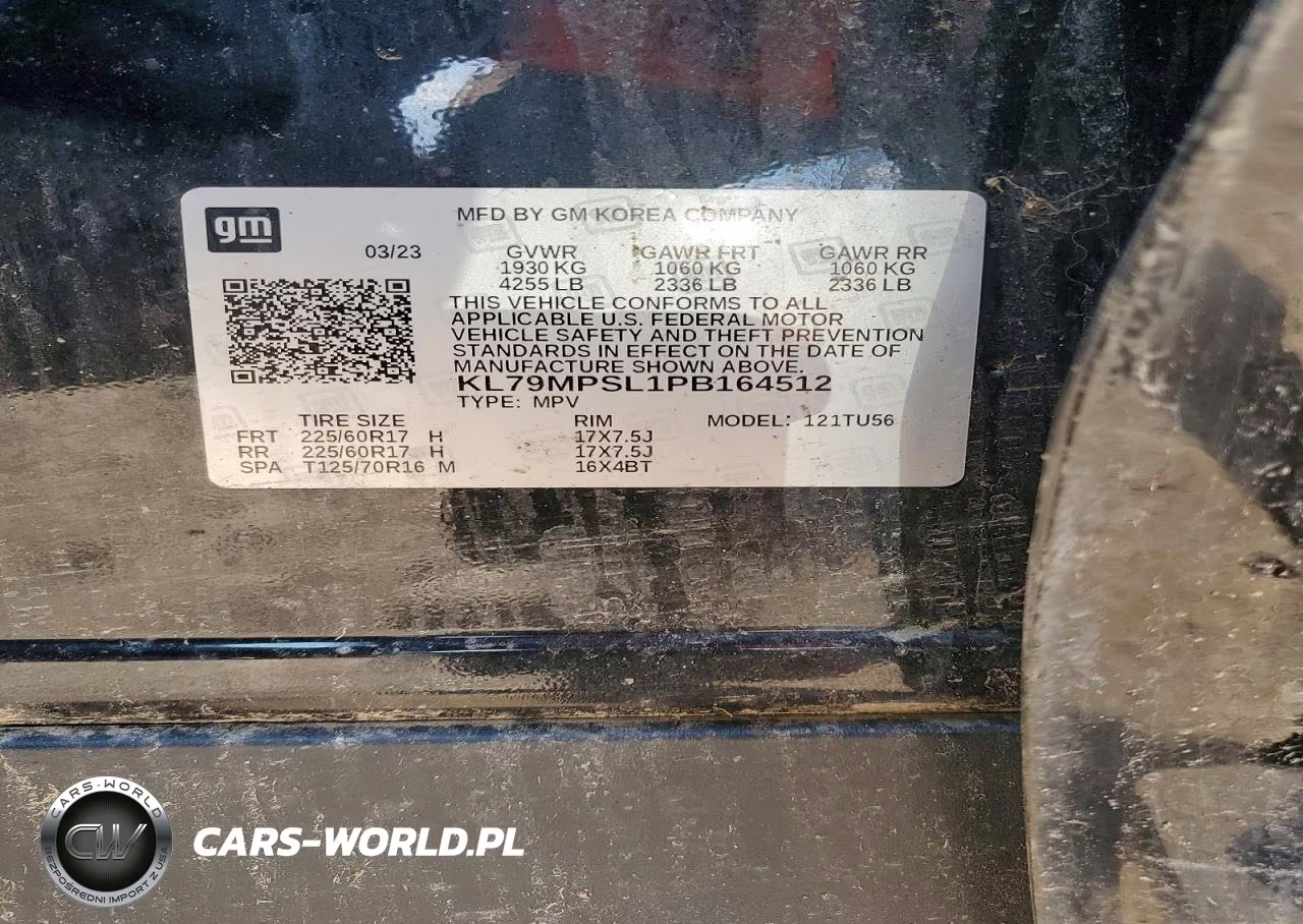 2023 Chevrolet Trailblazer Lt VIN:KL79MPSL1PB164512 - 14