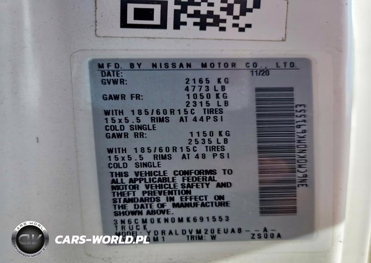 2021 Nissan Nv200 S VIN:3N6CM0KN0MK691553 - 13