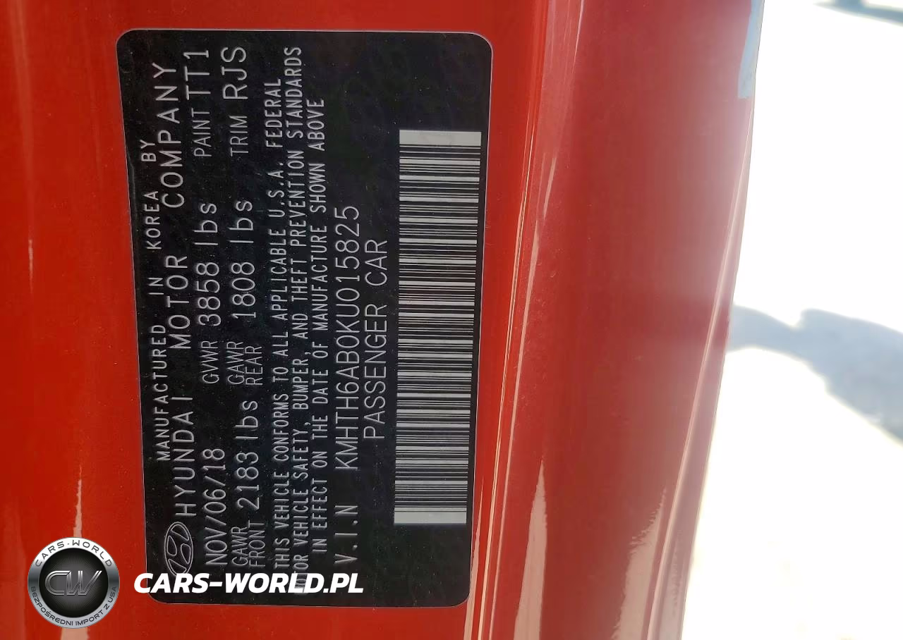 2019 Hyundai Veloster Turbo Ultimate VIN:KMHTH6AB0KU015825 - 13