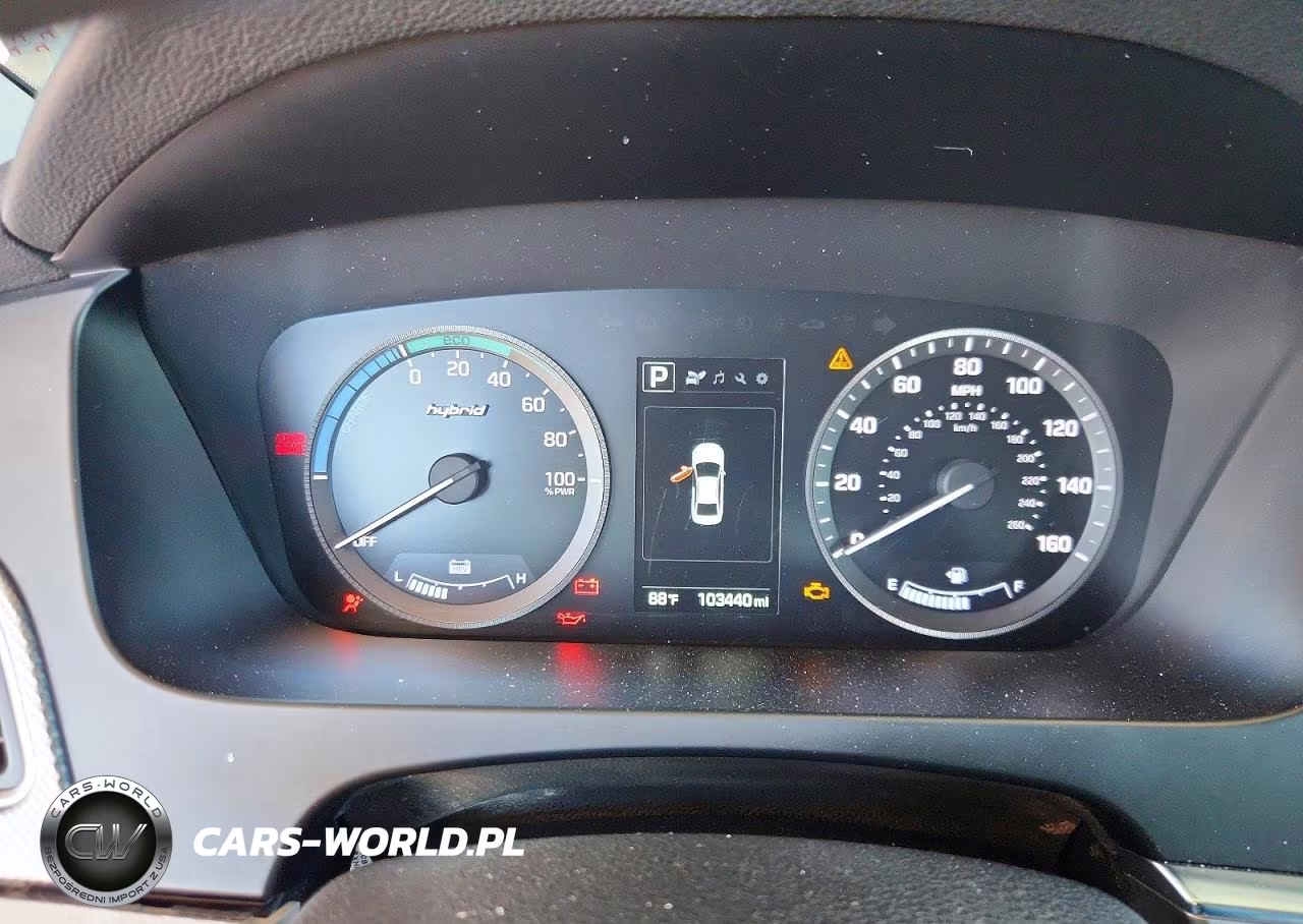 2017 Hyundai Sonata Hybrid Se VIN:KMHE24L35HA071077 - 9