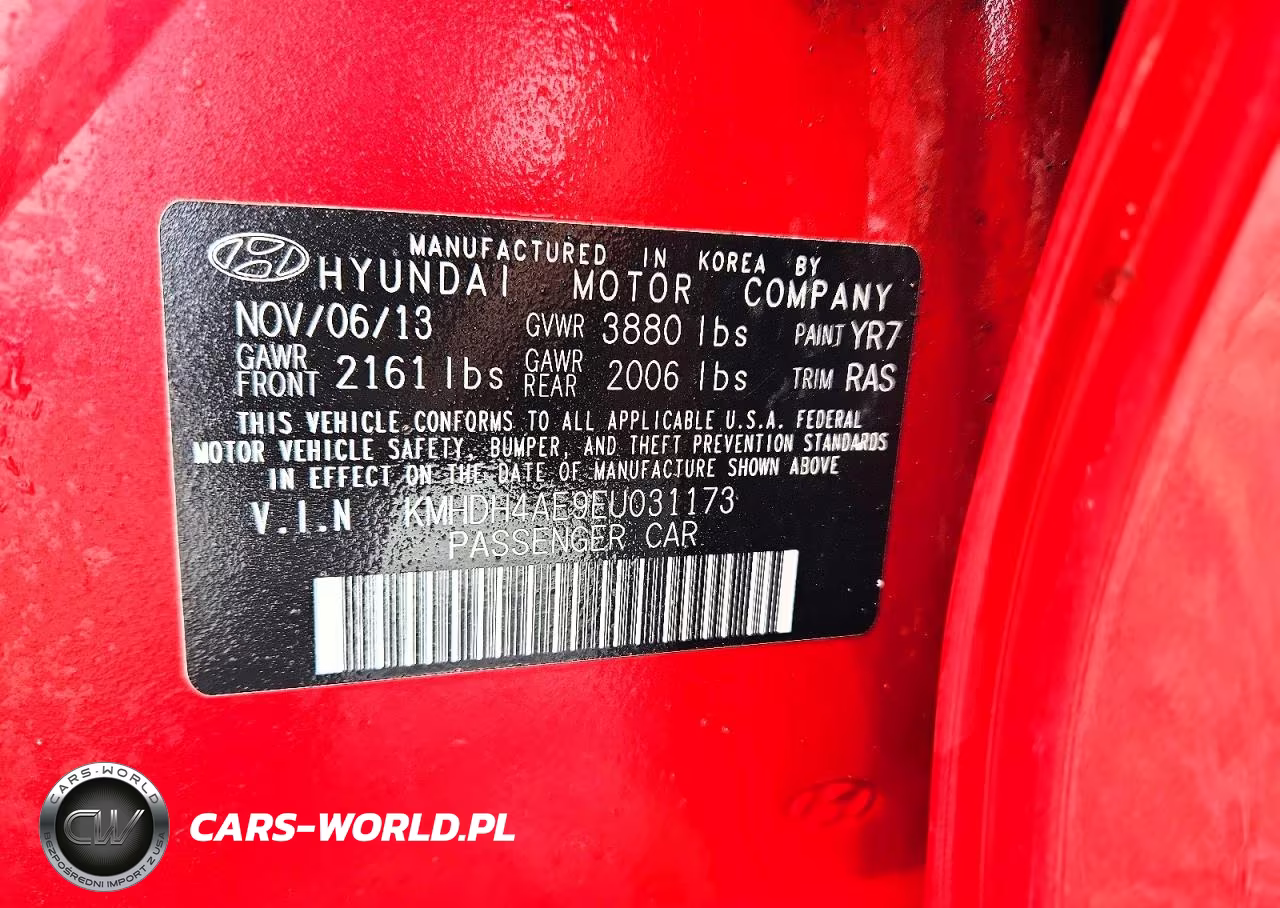 2014 Hyundai Elantra Se VIN:KMHDH4AE9EU031173 - 13