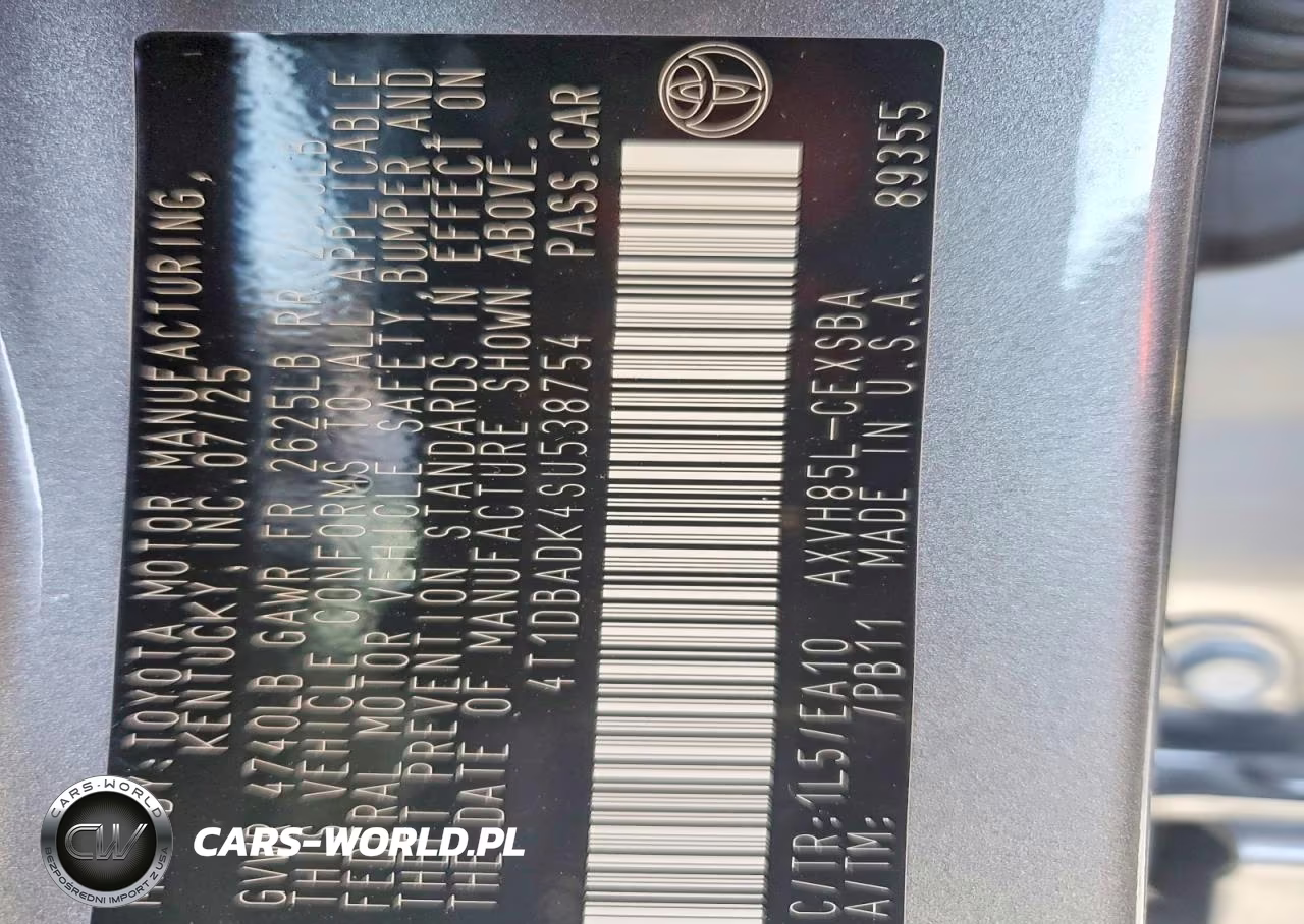 2025 Toyota Camry Se VIN:4T1DBADK4SU538754 - 13
