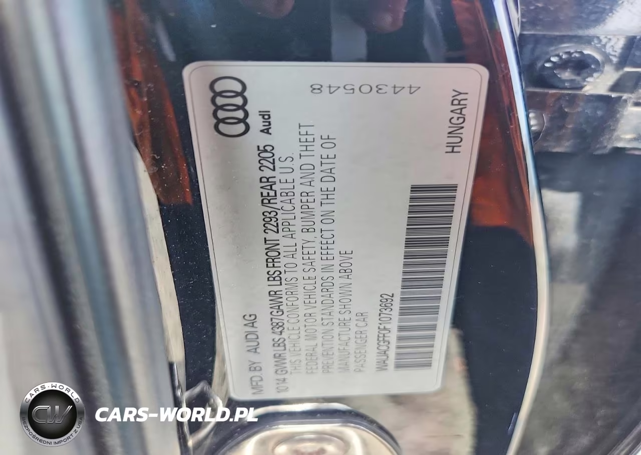 2015 Audi A3 Premium VIN:WAUACGFF0F1073692 - 12