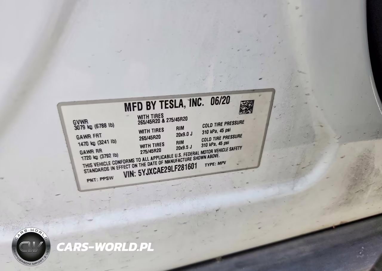 2020 Tesla Model X VIN:5YJXCAE29LF281601 - 13