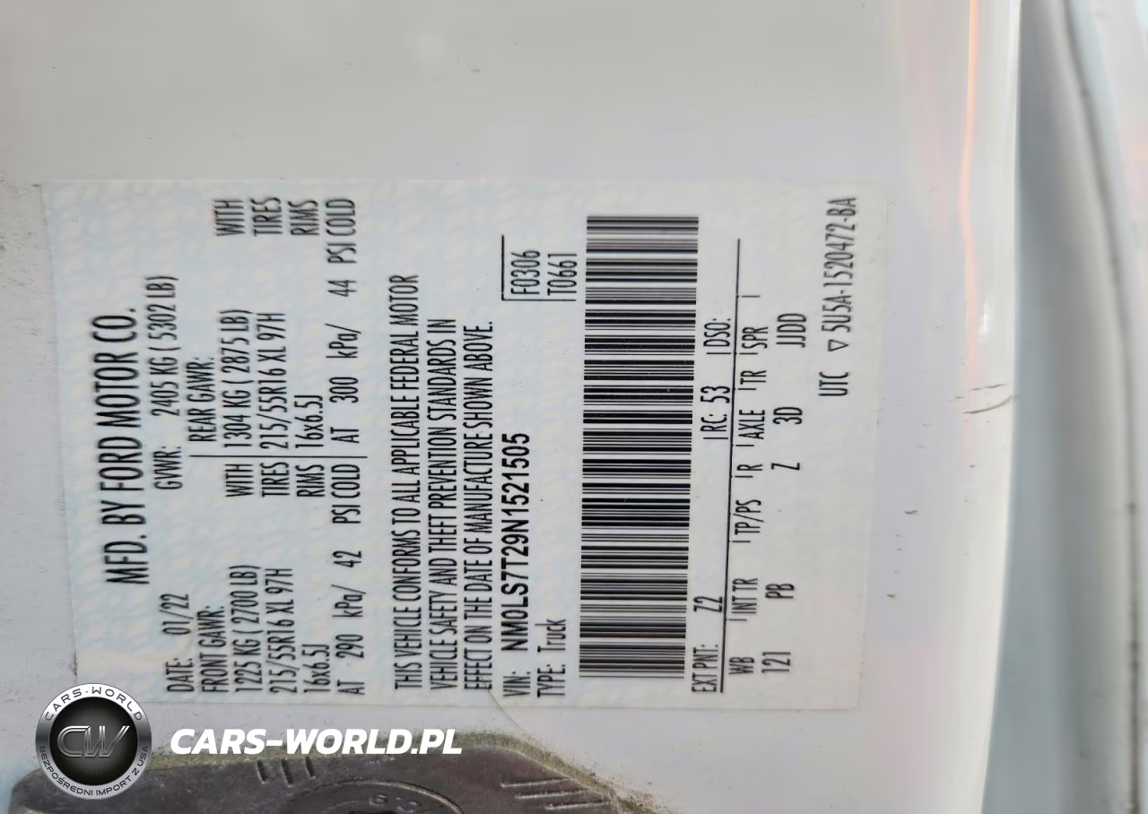2022 Ford Transit Connect Xlt Delivery Van VIN:NM0LS7T29N1521505 - 12